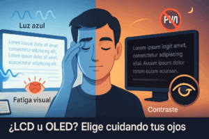 Lee más sobre el artículo LCD vs OLED ¿qué pantalla es mejor para la salud de tus ojos?